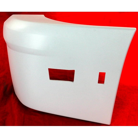 Bumper End Compatible With 2010-2013 Ford Transit Connect Rear, Right Passenger Plastic Primed