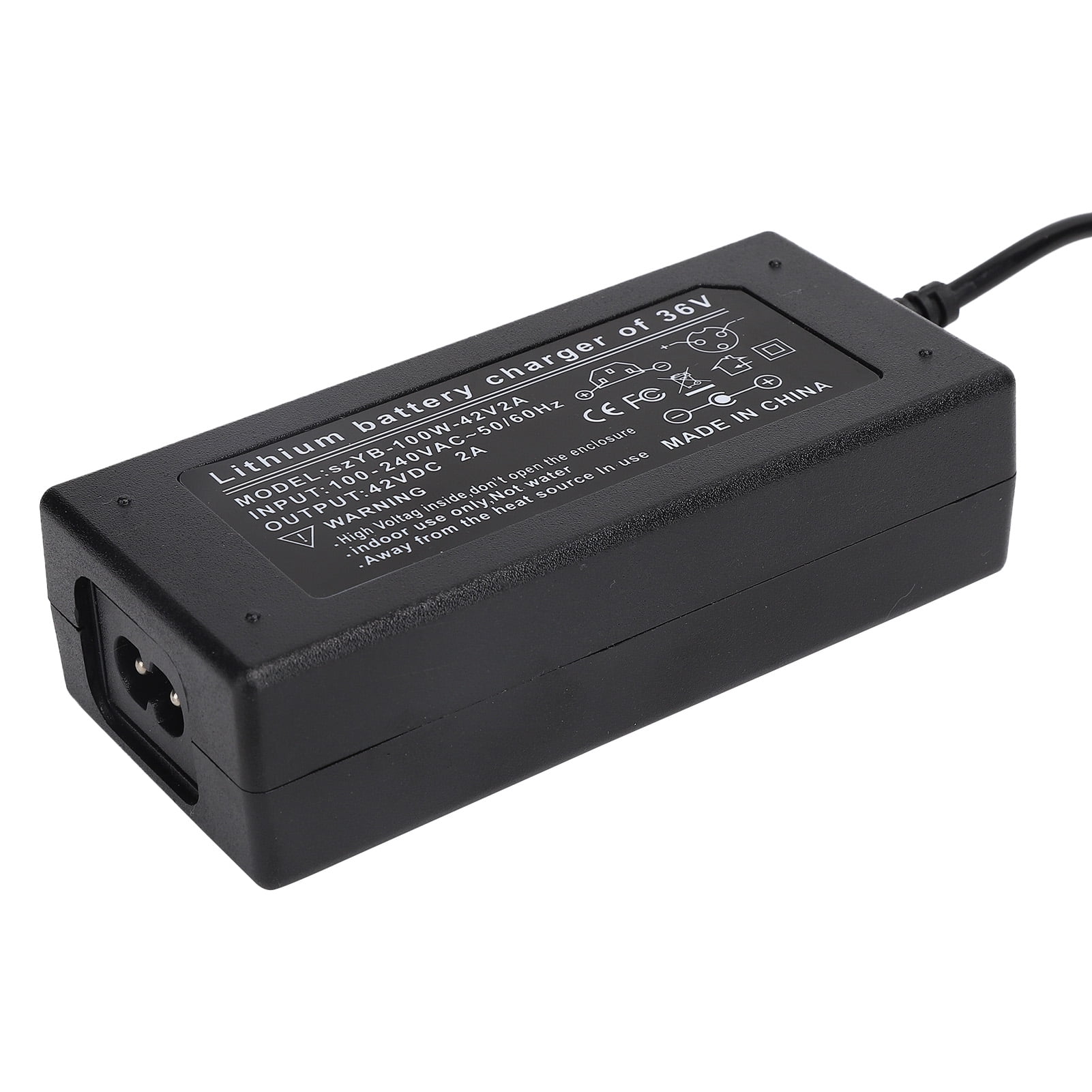 Domqga 42V 2A AC DC Power Supply Adapter Wall Battery Charger For 36V