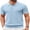 Light Blue, variant on COOFANDY Mens Golf Polo Shirts Short Sleeve Textured Polo Shirts Slim Fit Button Polo T-Shirt Classic Summer Collared Golf Shirt