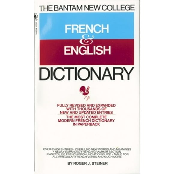 Pre-Owned The Bantam New College French & English Dictionary (Paperback 9780553274110) by Roger Steiner