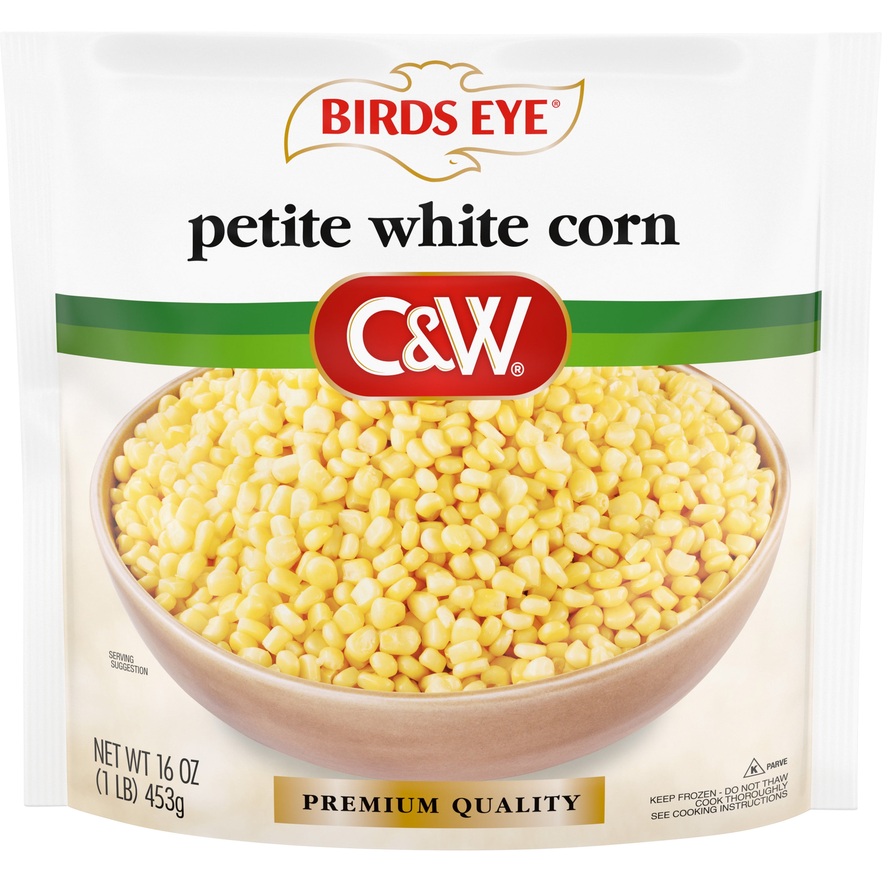 Birds Eye C&W Petite White Corn, Frozen Corn, 16 Oz - Walmart.com
