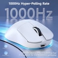 thumbnail image 6 of AJAZZ NJ08 Wireless Gaming Mouse 70g Lightweight, 12800 DPI, RGB Strip, 3-Mode Connection 2.4GHz/BT/Wired, 1000Hz Polling Rate, Ergonomic Right-Handed Design for PC, Mac, Windows, Laptop, 6 of 9