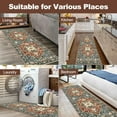 thumbnail image 5 of 2'x6' Runner Rug for Hallway Floor, Yamaziot Rug Carpet Runner with Rubber Backing, Washable Non Slip Vintage Mat for Bedroom, Laundry, 5 of 8