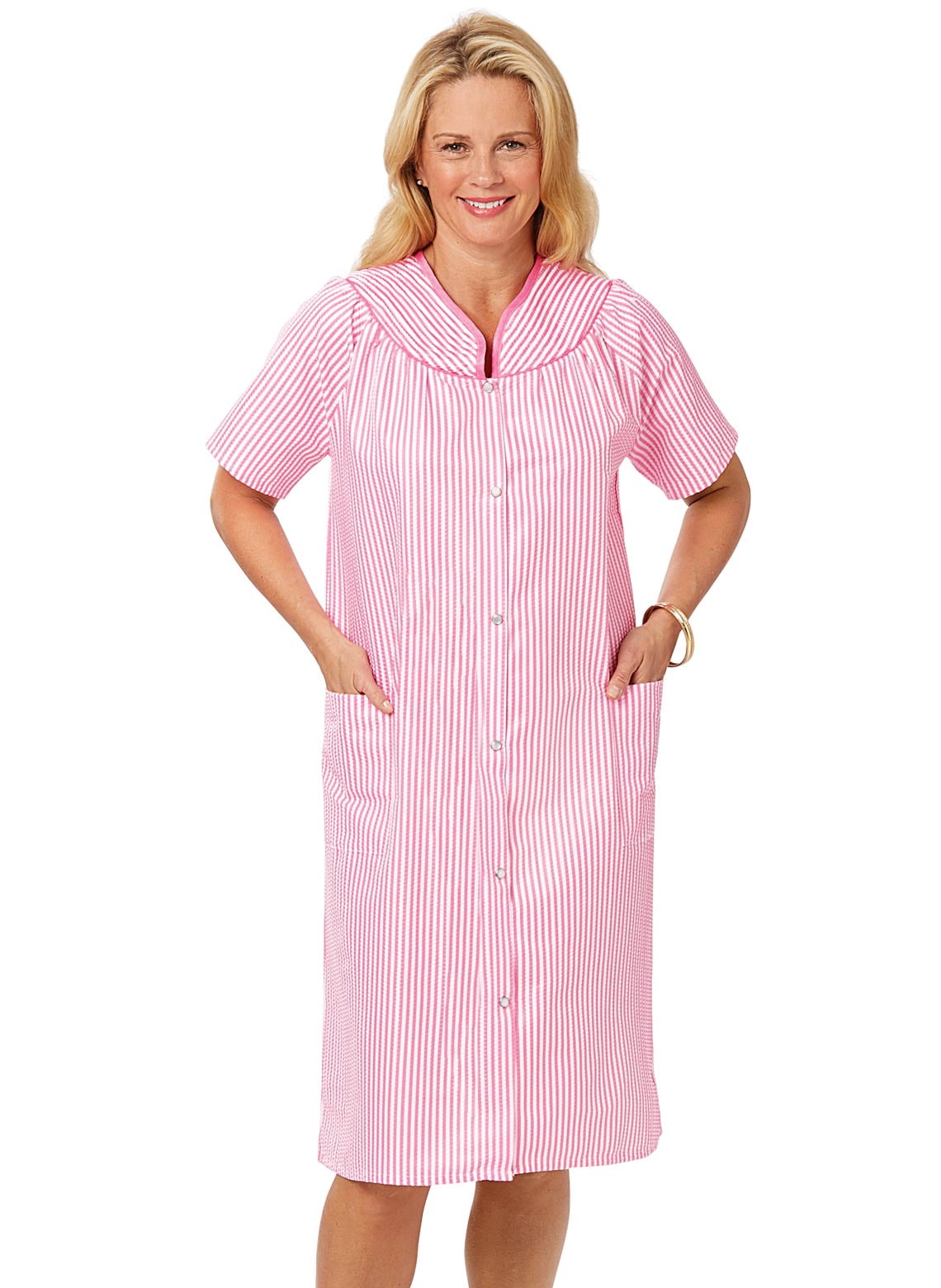 Seersucker House Coat and House Dress Duster