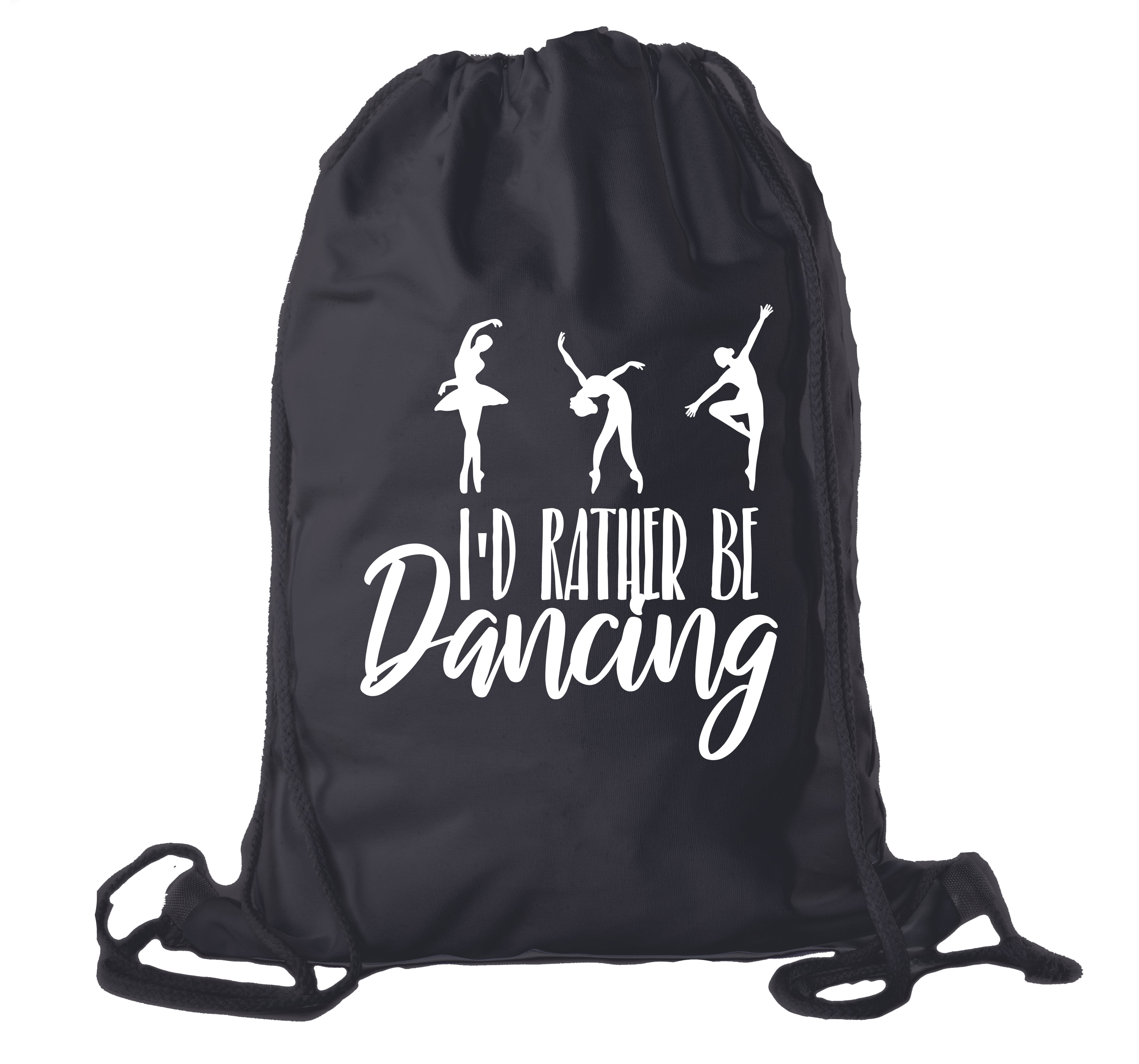 Personalised Name Ballet Gymsac Customised Printed Girls Bag School PE Dancing 