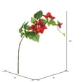 thumbnail image 2 of Vickerman 33" Red Single Bougainvillea Artificial floral Stem, Set of 3, 2 of 4