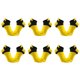 thumbnail image 1 of Greeniant Calcetines de algodón con cinco dedos para hombre, 6 uds., entrenador deportivo, calcetines para correr con los dedos, transpirables Uniforme atlético amarillo Greeniant PS9127-03, 1 of 6