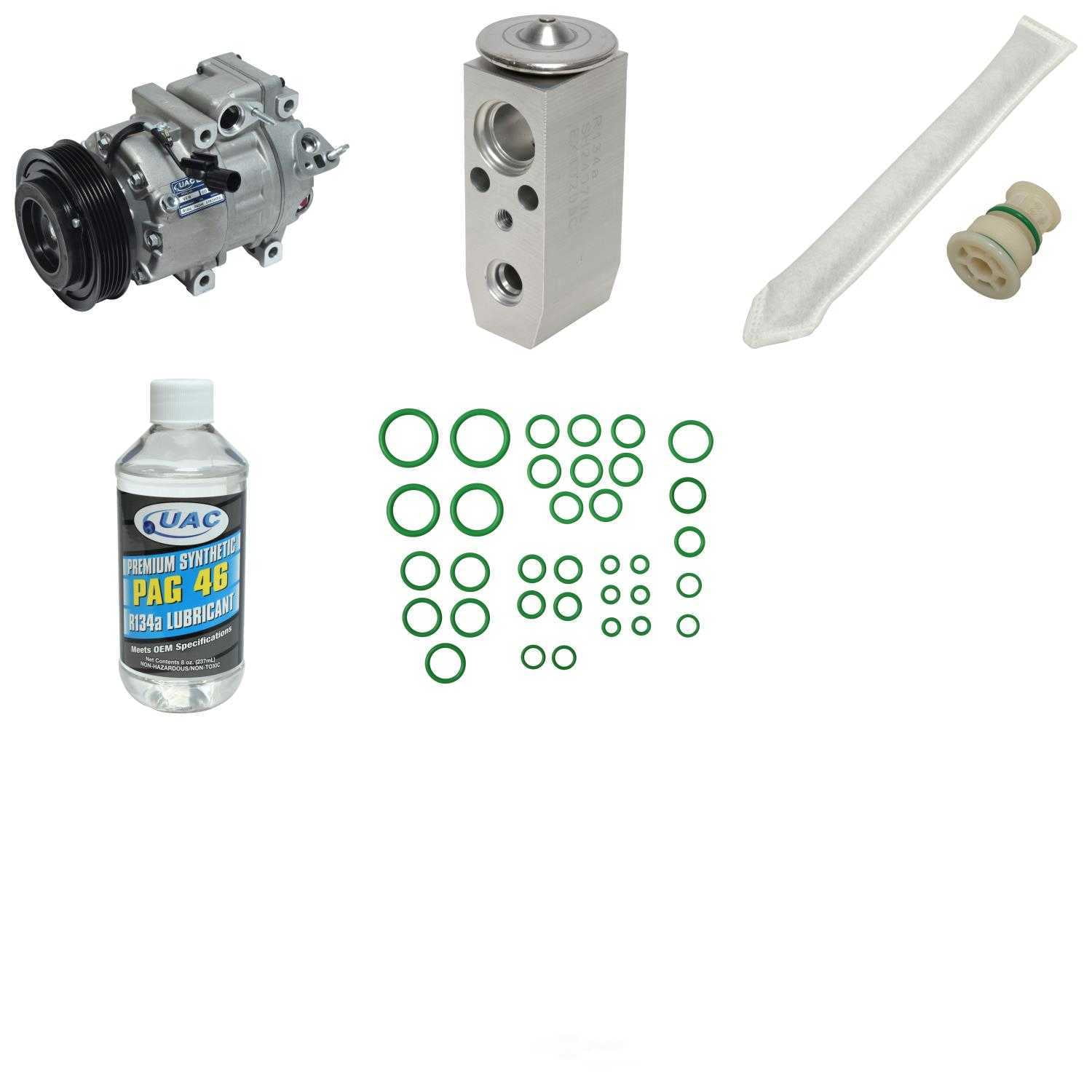 A/C Compressor and Component Kit -- Compressor Replacement Kit Fits select: 2006-2008 HYUNDAI SONATA, 2006-2011 HYUNDAI AZERA