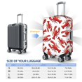 thumbnail image 2 of Luggage Cover Anti Scratch, Red Lobster Print Elastic Suitcase Protector Fits 18-32 Inch Luggage, 2 of 2