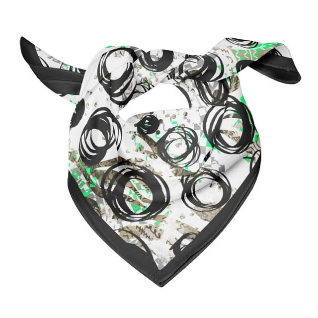 Bimba Womens Rectangular Printed Cotton Voile Scarf Neck Head Wrap-40 x 40 Inches
