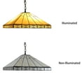thumbnail image 5 of RADIANCE Goods Tiffany-Style 2 Light Mission Hanging Pendant Fixture 18" Shade, 5 of 7