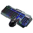thumbnail image 1 of Juego De Mouse De Teclado, Mouse De Juego Duradero Impermeable Negro, Para Accesorios De Computadora ANGGREK Keyboard Mouse Set, 1 of 8