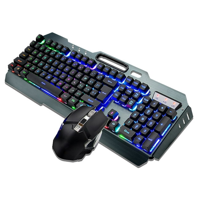 Juego De Mouse De Teclado, Mouse De Juego Duradero Impermeable Negro, Para Accesorios De Computadora ANGGREK Keyboard Mouse Set