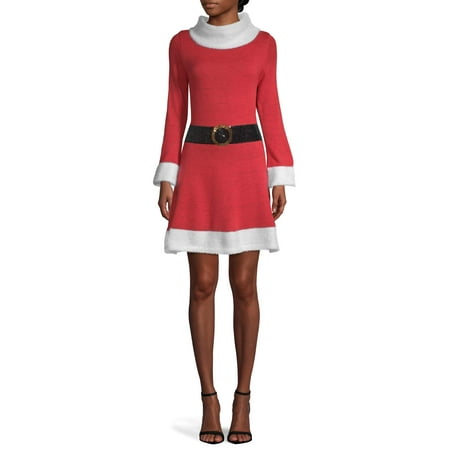 Women's Santa Ugly Christmas Sweater Dress