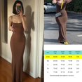 thumbnail image 1 of Suspender Y2K Backless Black Dress Summer Sexy Retro Long Dresses Beach Party Sleeveless Skims Big Open-Back Fishtail ClubwearXS Gao Jinjia LED, 1 of 2