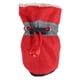 thumbnail image 3 of Juego de 4 botas antideslizantes para perros, calcetines acolchados de algodón suave, color rojo, n.° 5, 3 of 9