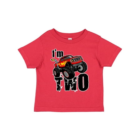 

Inktastic 2nd Birthday Monster Truck Gift Toddler Boy or Toddler Girl T-Shirt