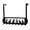 B, variant on Cabin Animals Over The Door Hooks Hanger Wall Mount Towel Hanger Door Holder Organizer 8 Hooks Farmhouse Rustic Style Decor for Bedroom Bathroom Towel Hat Clothes
