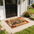 thumbnail image 1 of Non Slip Doormat Patriotic Entrance Rug, Durable Easy Clean Indoor Outdoor Floor Mat, Waterproof Entryway Rug for Kitchen Bathroom Laundry Room, Machine Washable Anti Skid Welcome Mat for Home Decor, 1 of 7