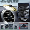 thumbnail image 2 of Clip de Ventilation de Voiture Cymbales de Tambour Clip de Tambour Cymbales de Voiture Instrument de Musique de Voiture Ornement de Sortie d'Air AC Clank Fort Or, 2 of 9