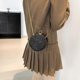 thumbnail image 4 of Women Chain Strap Messenger Bag Banquets Bag Crossbody Bag Korean Style Shoulder Bag Small Round Bag Cell Phone Purse champagne, 4 of 5