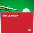thumbnail image 3 of Snooker Cue Tip File Billiard Cue Tip Burnisher Portable Stainless Steel High Strength Billiard Cue Tip Shaper Snooker Pool Burnisher File Repair Tool Billiards Sory, 3 of 8