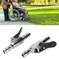 thumbnail image 4 of Wheelchair Back Folder, 1 Pair Rustless Backrest Folding Switch Long Lasting Stable  For Wheelchair Replacement For The Elderly, 4 of 8