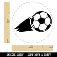 thumbnail image 2 of Soccer Ball Action Self-Inking Rubber Stamp Ink Stamper - Sky Blue Ink - Medium 1 Inch, 2 of 7