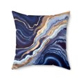 thumbnail image 6 of Geode Layers Square Pillow, Blue White Gold Abstract Natural Beauty Home Decor, Throw Pillow, Accent Pillow, Living Room Decor, Bedroom, 6 of 6