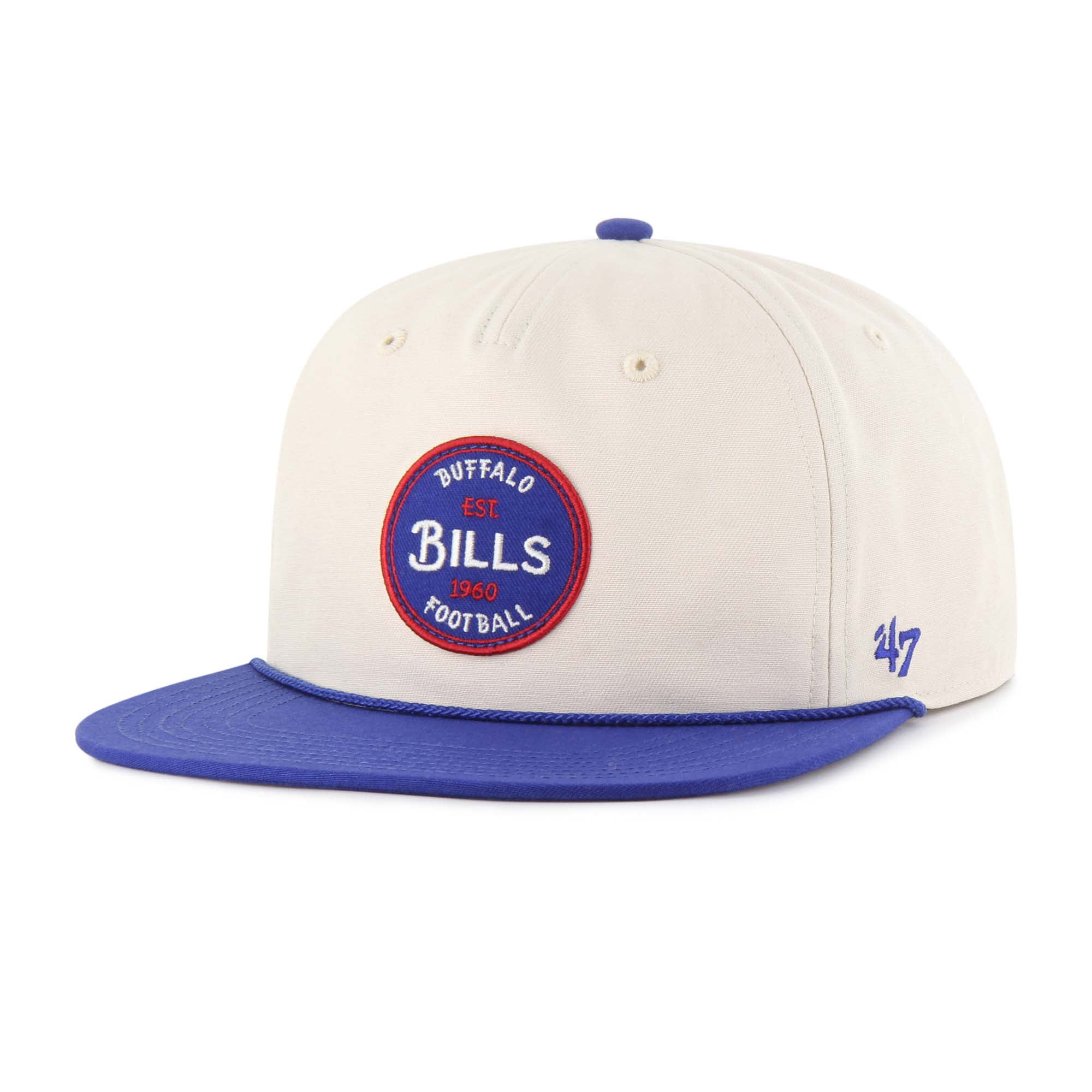 Men's '47 Red Buffalo Bills Secondary Clean Up Adjustable Hat