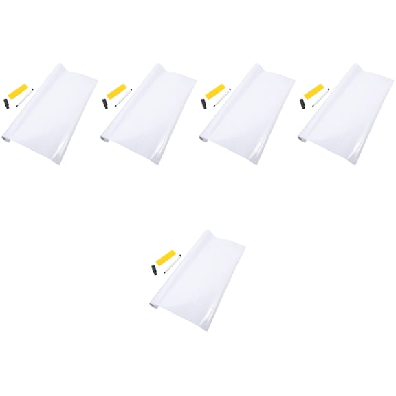 5 Sets Dry Erase Stickers White Board on Wall Small Lined Whiteboards