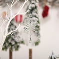 thumbnail image 5 of Zawou Silver Snowflake Bells Explosion Star Hanging Ornaments - Christmas Tree and Window Decoration Pendant for Indoor Holiday Scenes, 5 of 6