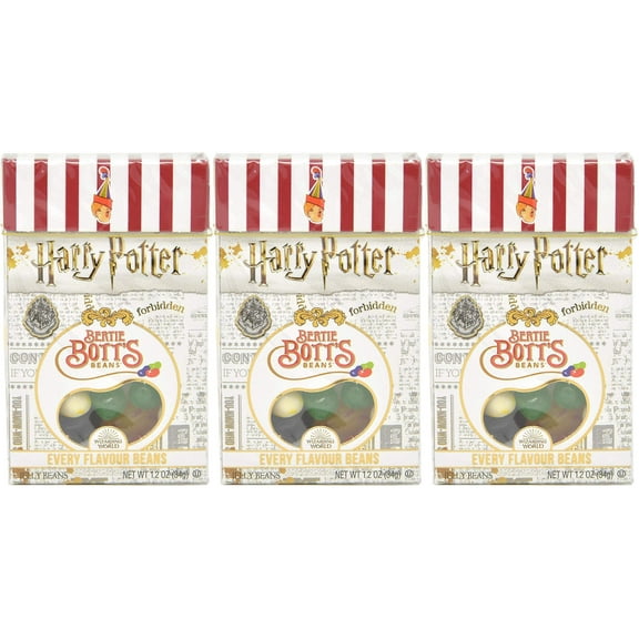 Harry Potter Bertie Bott's Every MDA05 Flavour Jelly Belly Beans 1.2 OZ (34g) x3