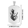 thumbnail image 2 of Stainless Steel Ninja Warrior Champion Dog Tag Pendant Necklace, 2 of 3