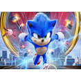 thumbnail image 3 of Fondo de decoración para fiesta de cumpleaños con temática de dibujos animados de Sonic azul, suministros para fotografía de recuerdos de fiesta de cumpleaños de bebé niño, 3 of 5