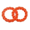 thumbnail image 1 of TPR 2 Rings Tug Toy, Orange, 1 of 1
