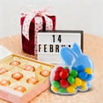thumbnail image 6 of 1 Pcs Bunny-Shape Transparent Candy Box,Empty Candy Storage Containers Box,Small Plastic Gift Storage Box,Easter Bunny Transparent Storage Box,Candy Snack Jar Organizer Container,(Blue,2.76x3.15 in), 6 of 6