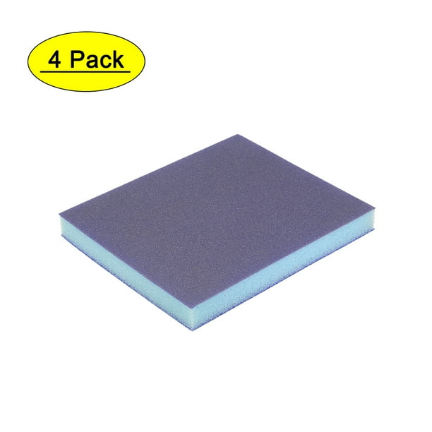 Sanding Sponge, Medium Grit 220 Grit Sanding Block Pad 120 x 98 x 12mm