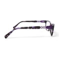 thumbnail image 5 of Apple Bottoms Women's AB782 Rectangular Prescription Eyeglasses with Case, Purple, 5 of 6
