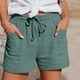 thumbnail image 1 of MKLEKYY Pantalones Cortos De Playa Para Mujer, Pantalones Casuales De Pierna Recta Para Mujer, Pantalones Cortos Deportivos Holgados De Cintura Alta, Pantalones Casuales De Moda, 1 of 4