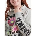 thumbnail image 3 of Justice Girls Graphic Fleece Hoodie, Sizes XS-XLP, 3 of 4