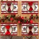thumbnail image 2 of Manteles individuales de lino con estampado clásico de tres colores para el Día de la Independencia, para restaurantes, cocinas, fiestas, decoración de mesas, 4 unidades, 2 of 6