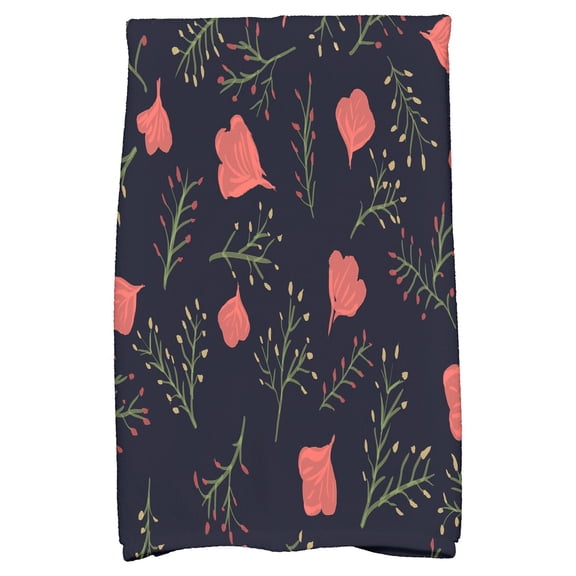 Simply Daisy 18" x 30" Spring Blooms Floral Print Hand Towel
