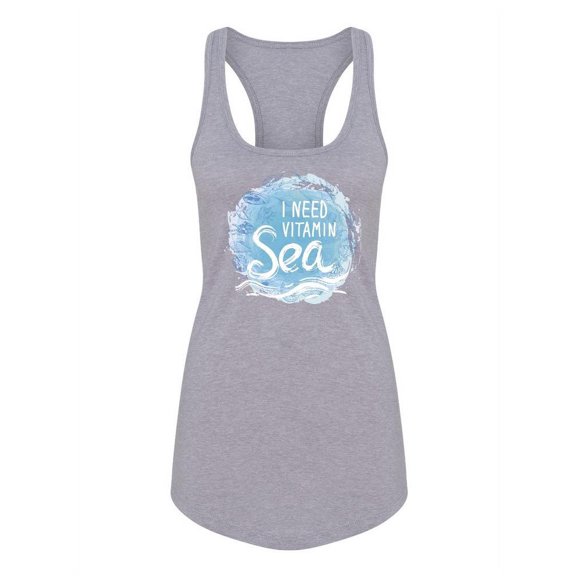 Need Vitamin Sea! Racerback Tank Women -Image by Shutterstock, Female x-Small