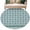 Blue Green, variant on Small Round Rug 3Ft Washable Non-Slip, Orange Floral Circle Area Rugs for Living Room Bedroom, Country Boho Ethnic Art Flowers Motifs Indoor Floor Mats Carpet Runner for Home Decor