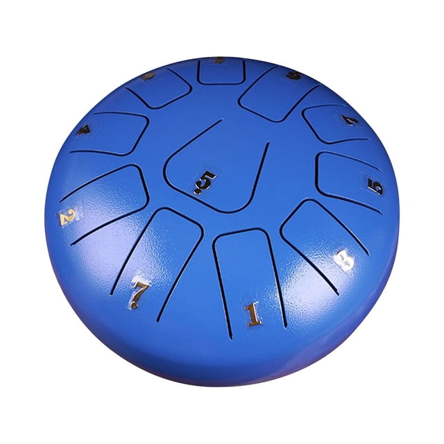 Tambor de lengüeta de acero con piedras de Buda, mini tambor handpan, tambor de preocupación, tambor handpan, para niños, adultos, educación, entretenimiento, yoga, regalos zen