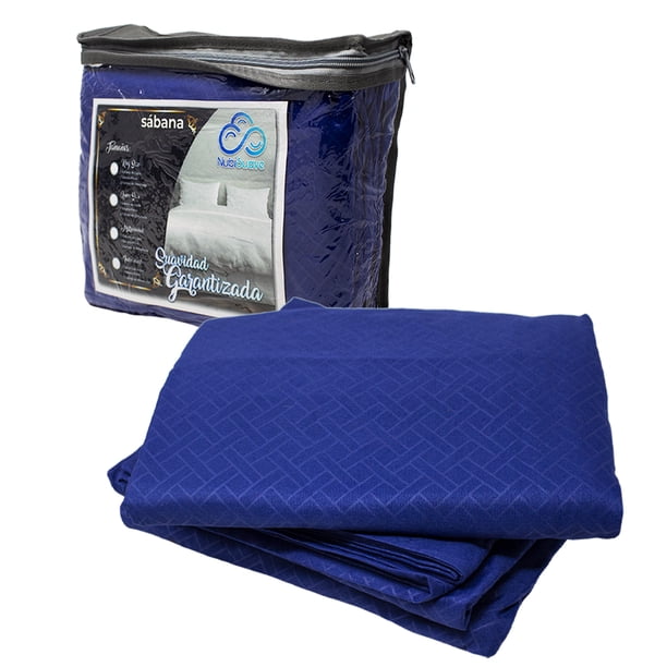 Sabanas Queen Size Microfibra Amplias Con Relieve Diseño Elegante Nubisuave Liso Textura Suave
