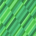 thumbnail image 1 of Ahgly Company Machine Washable Indoor Square Transitional Neon Green Area Rugs, 4' Square, 1 of 7