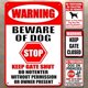 thumbnail image 2 of Placa Metal Vintage para Perro Pintura Hierro Rectangular Bar El 30x40cm 2 Uds., 2 of 9
