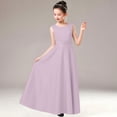 thumbnail image 5 of XQYLOS Girls Formal Dress A Line Sleeveless Flower Long Dresses Kids Cute Birthday Wedding Dress Stage Performance Dresses Teenage Wedding Dress Fl𝗈wy, 5 of 8